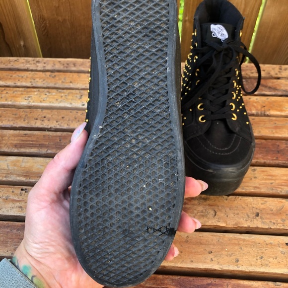 Black and gold platform vans - Picture 4 of 6